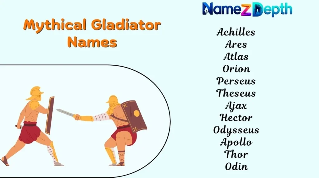 Mythical Gladiator Names