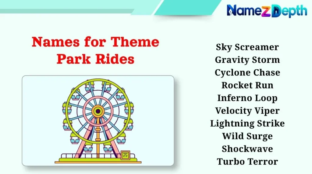 Names for Theme Park Rides