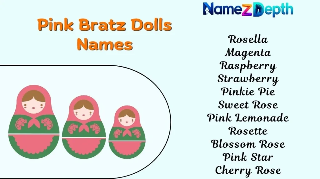Pink Bratz Dolls Names