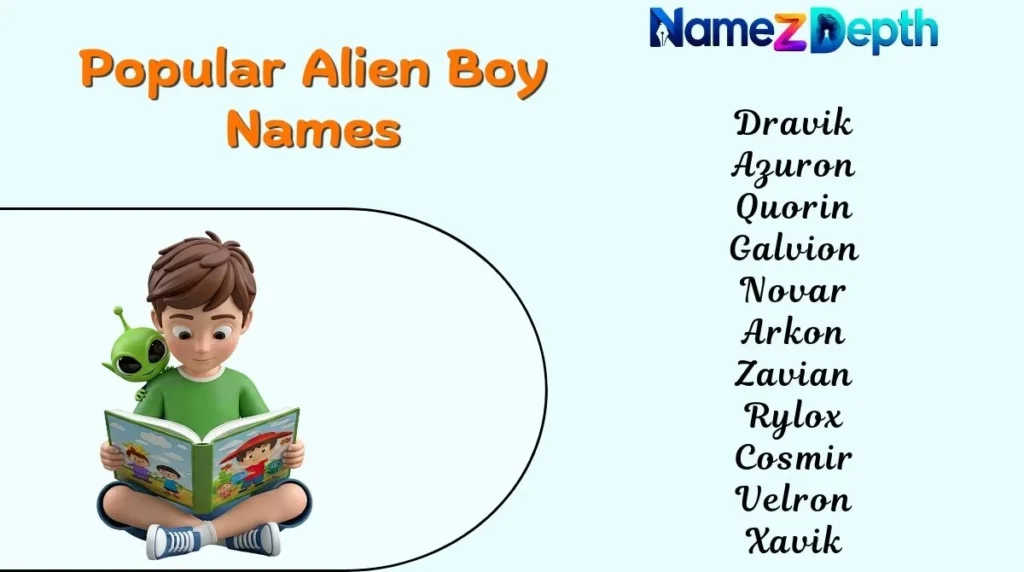 Popular Alien Boy Names