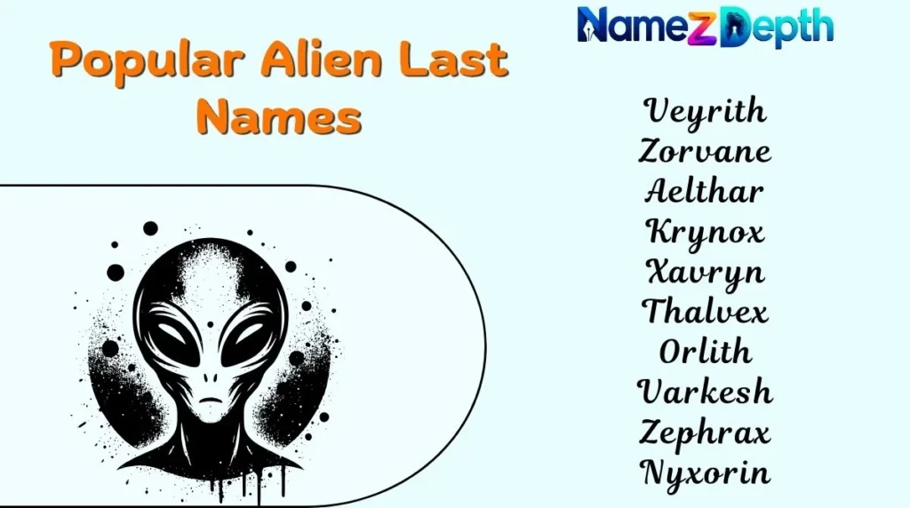 Popular Alien Last Names