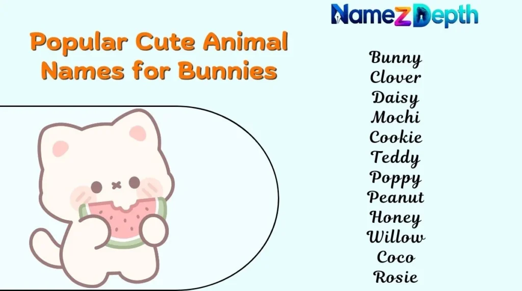 Popular Cute Animal Names for Bunnies