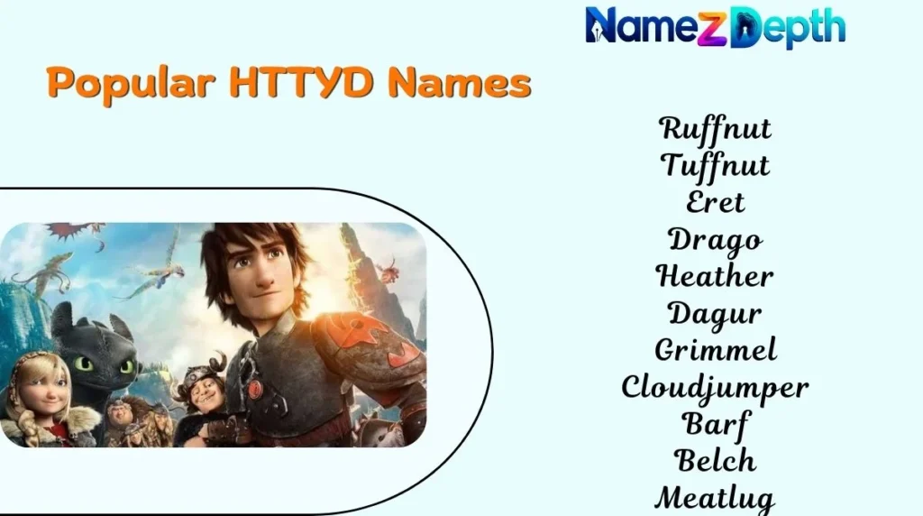 Popular HTTYD Names