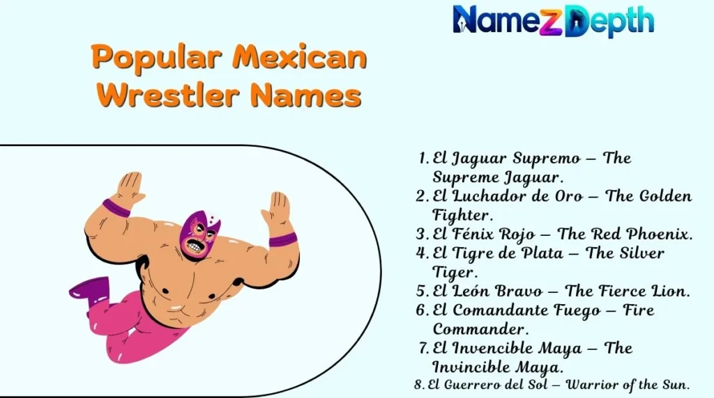 Popular Mexican Wrestler Names