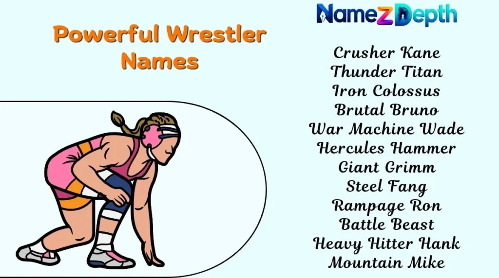 Powerful Wrestler Names