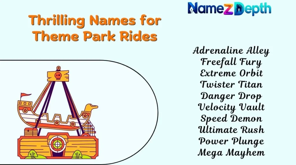 Thrilling Names for Theme Park Rides