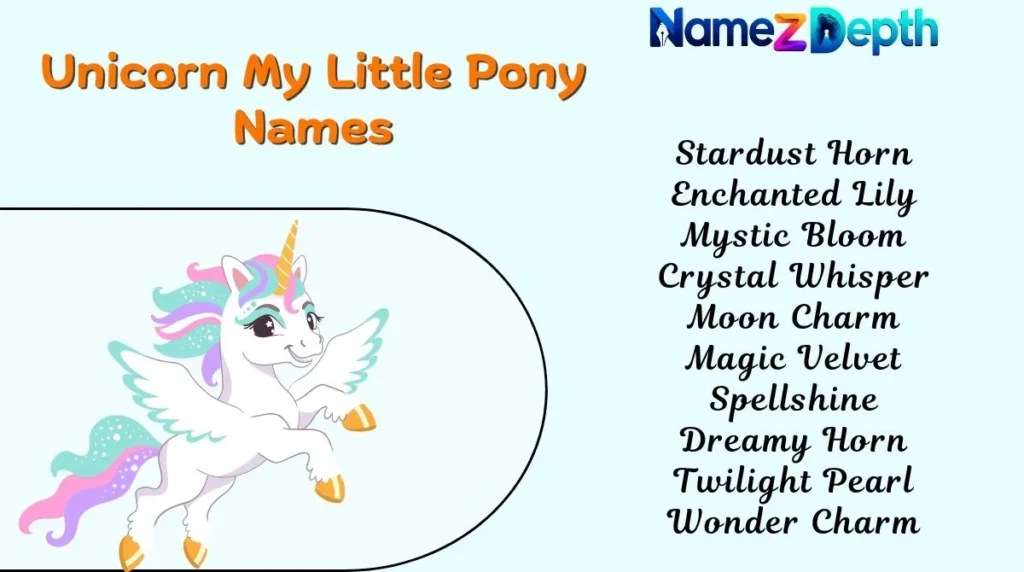 Unicorn My Little Pony Names