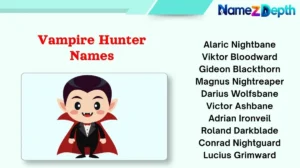 Vampire Hunter Names
