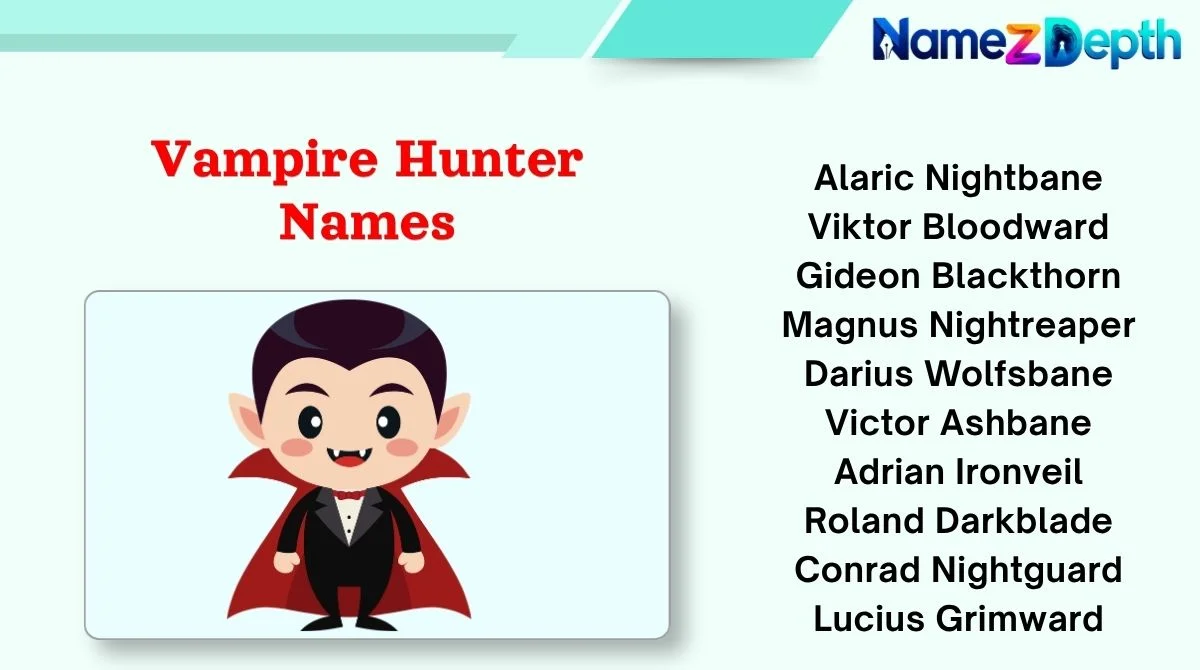 Vampire Hunter Names