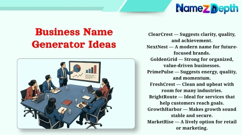 Business Name Generator Ideas