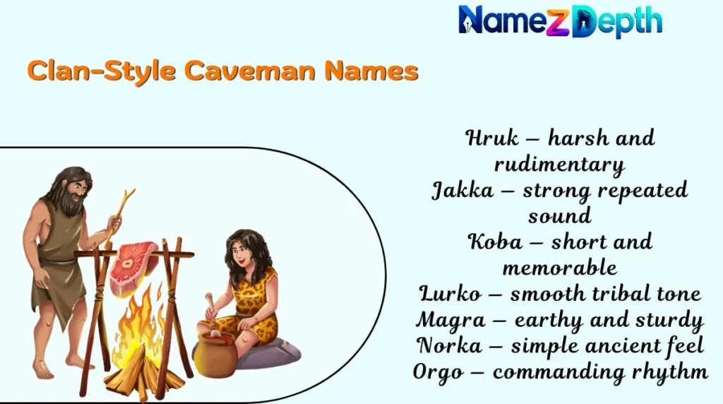 Clan-Style Caveman Names