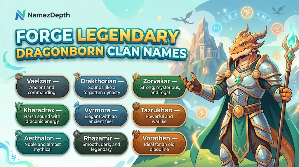 Dragonborn Clan Names