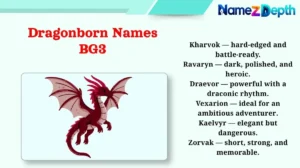 Dragonborn Names BG3