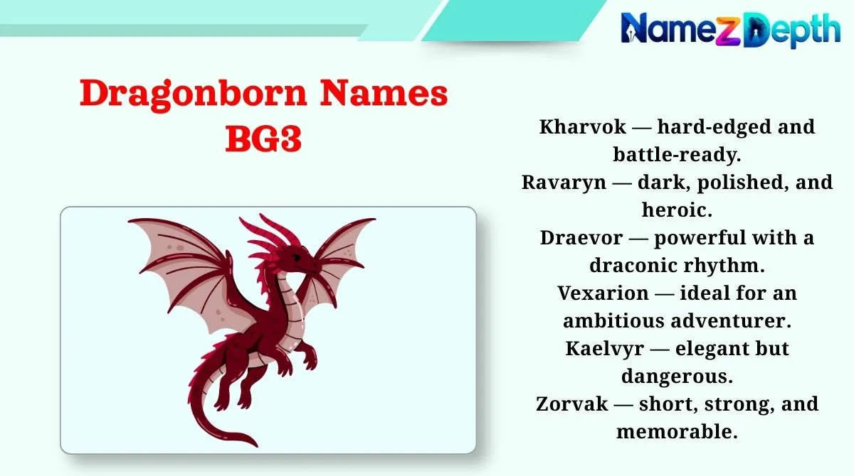 Dragonborn Names BG3