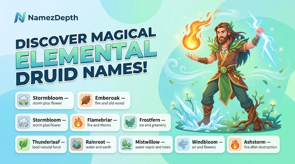 Elemental Druid Names