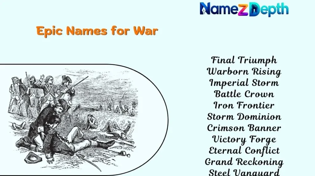 Epic Names for War
