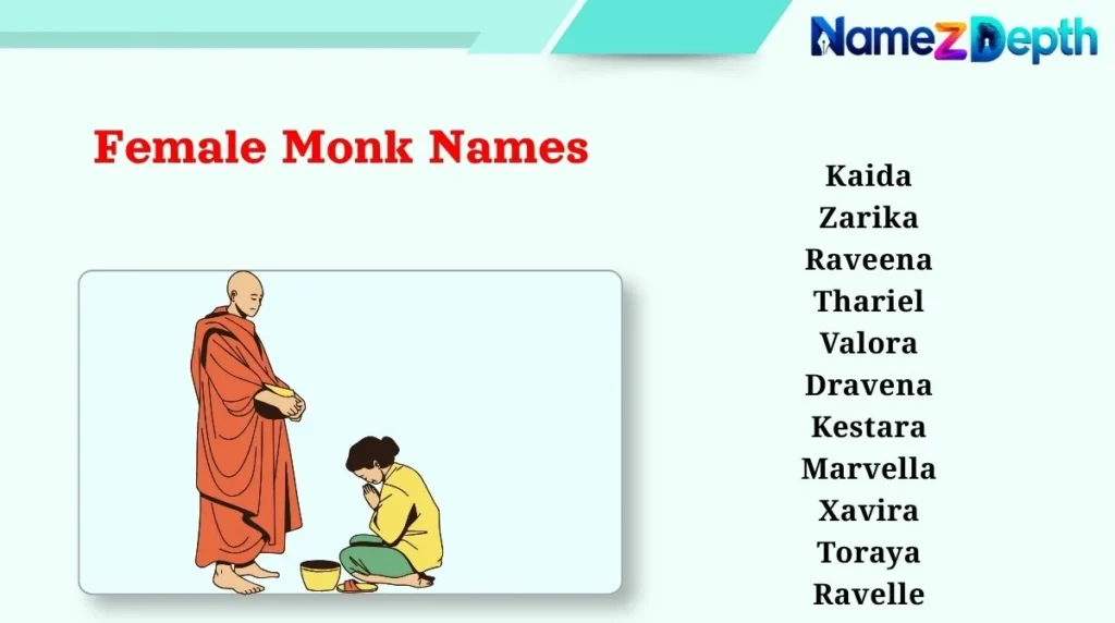 Female Monk Names