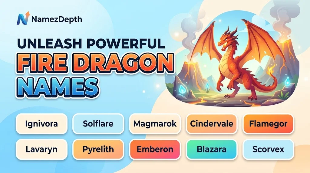 Fire Dragon Names