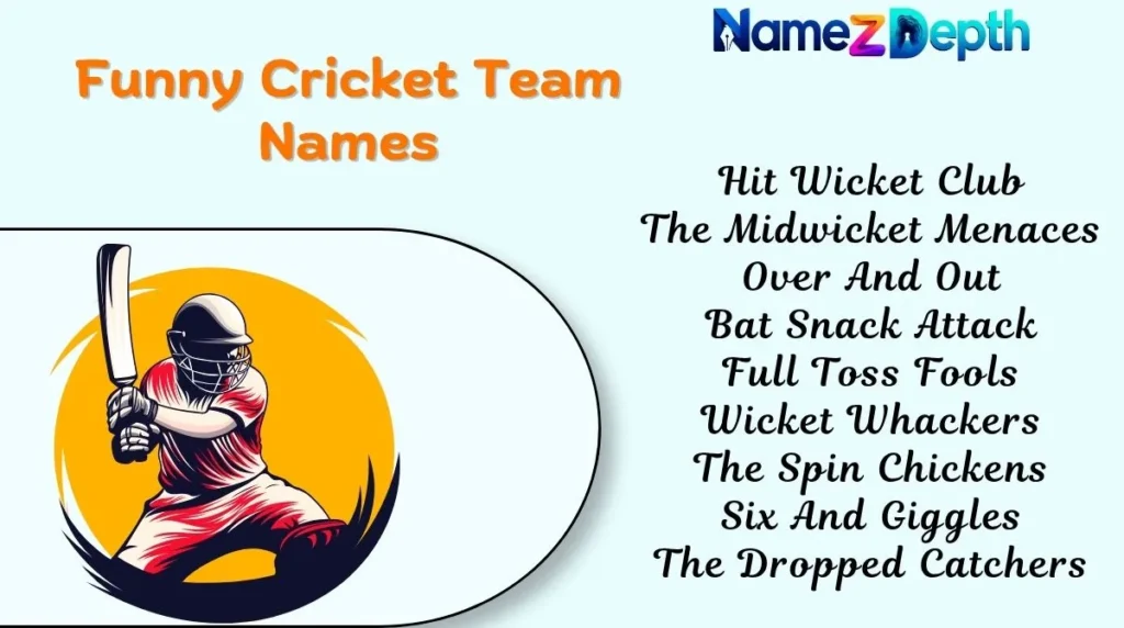 Funny Cricket Team Names