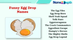 Funny Egg Drop Names