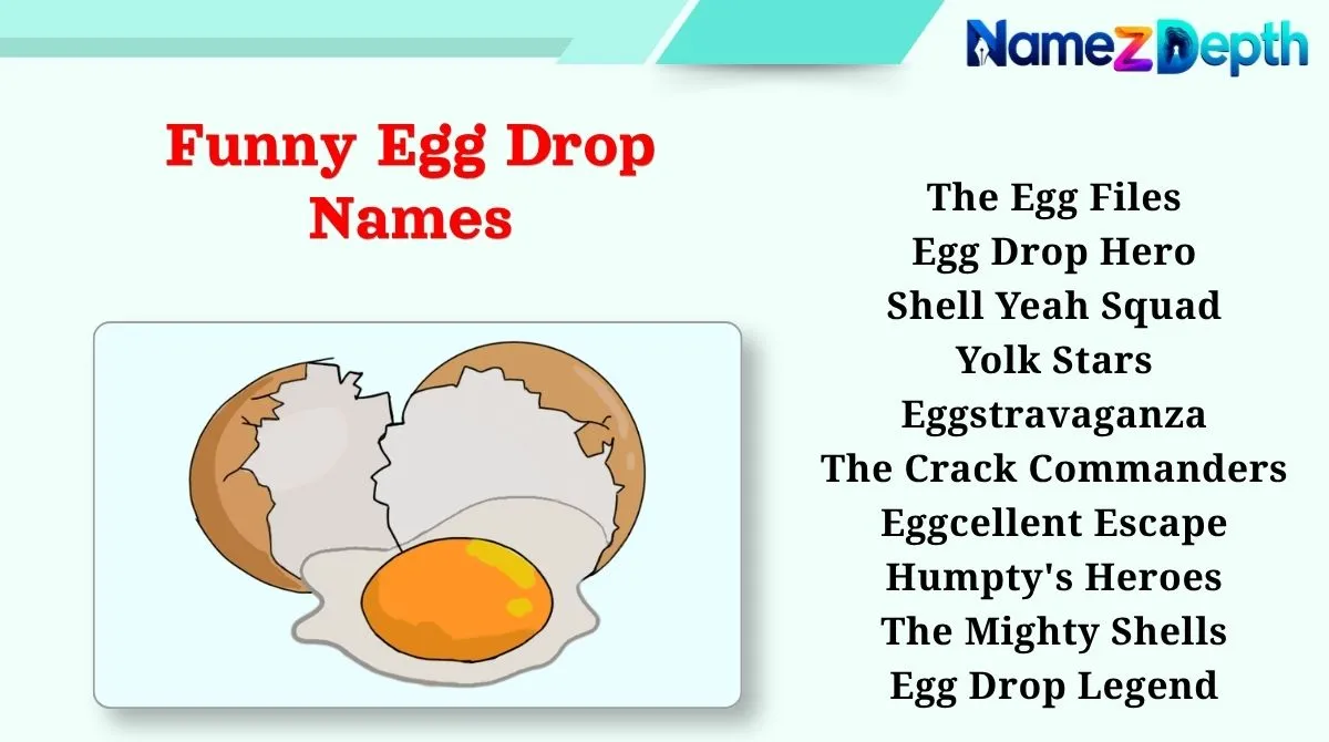 Funny Egg Drop Names