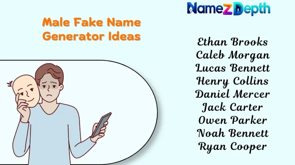 Male Fake Name Generator Ideas