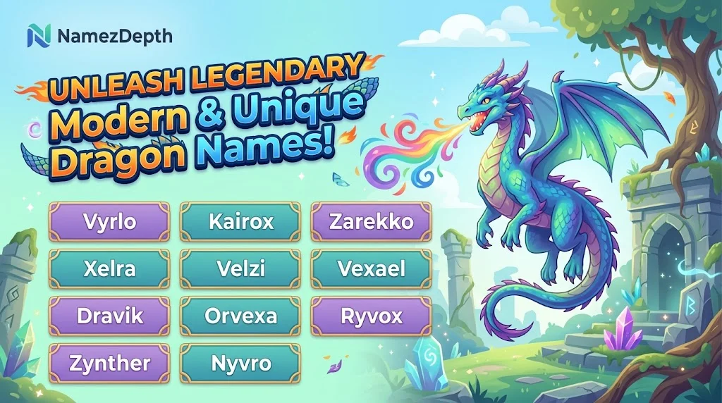 Modern and Unique Dragon Names