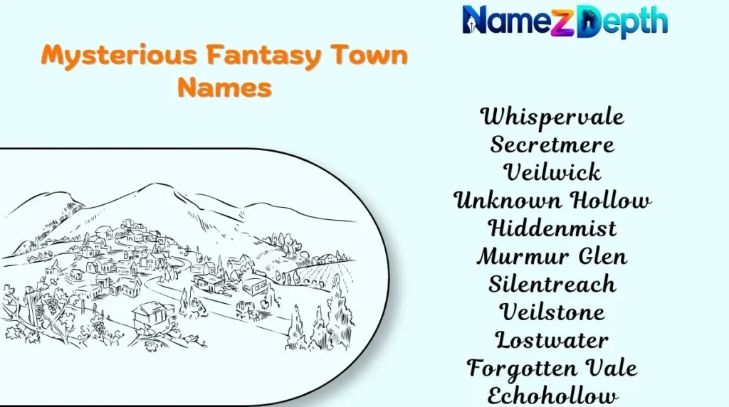 Mysterious Fantasy Town Names