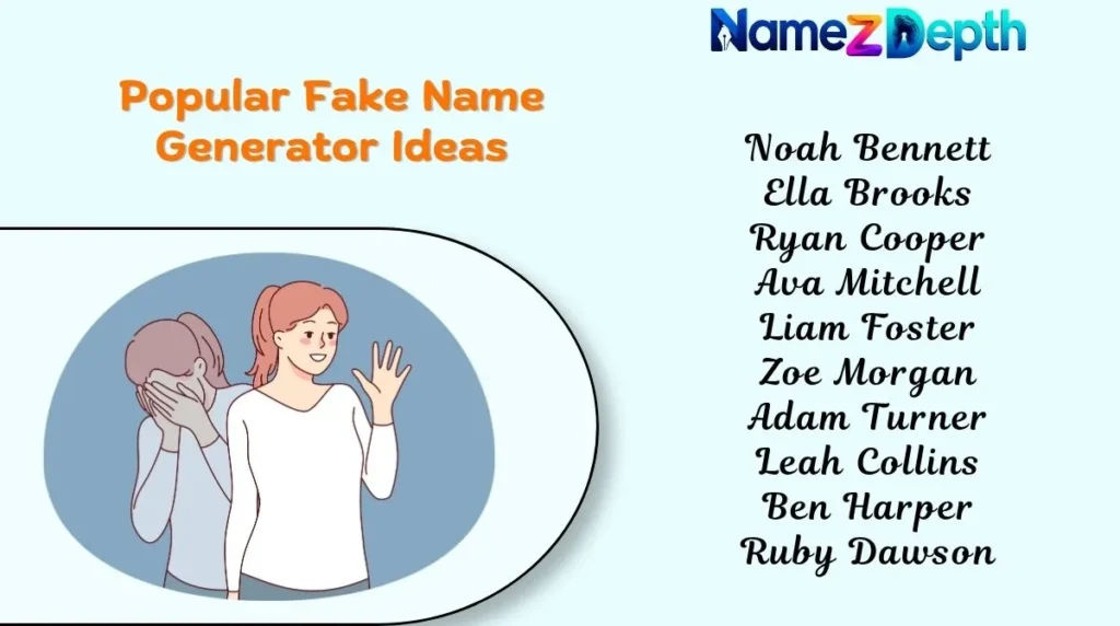 Popular Fake Name Generator Ideas