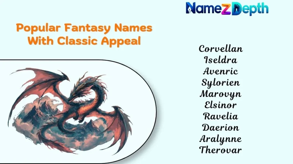 Popular Fantasy Names With Classic Appeal