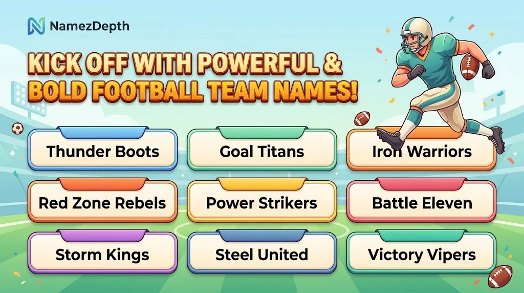 Powerful and Bold Football Team Names