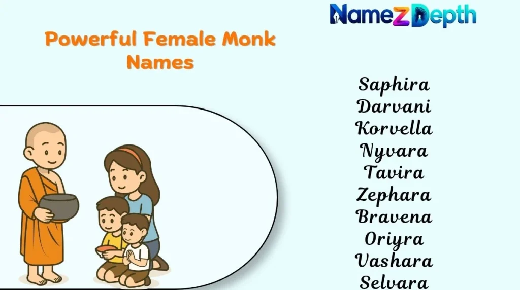 Powerful Female Monk Names