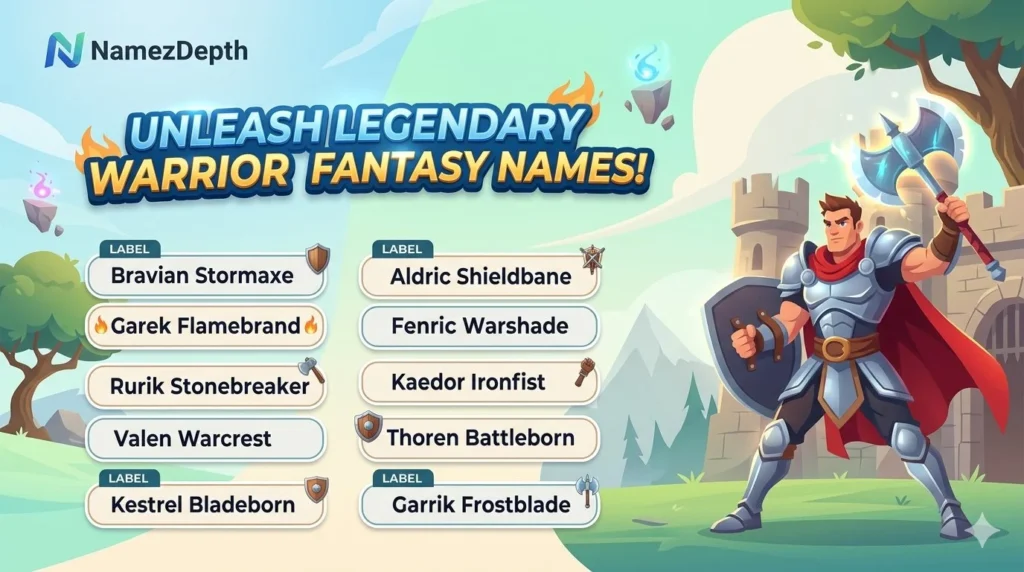 Warrior Fantasy Name Generator Ideas